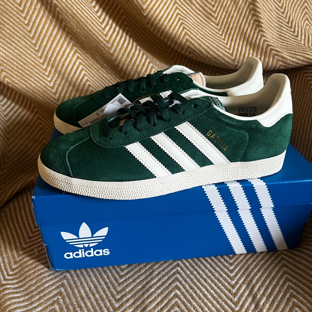 Green Adida Gazelle NWT